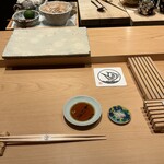 浅草壽司清 - カウンターセット