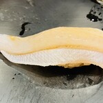 鮨 千陽 - サヨリの握り✨️今まで戴いた事が無いくらい身が引き締まっていて美味しかった～✨️