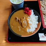 やぶ善 - ランチサービスセット C ”ざるそば” + "ミニ カツカレー"、1,030円。