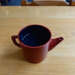 やぶ善 - 熱々の蕎麦湯を添えてくれます。