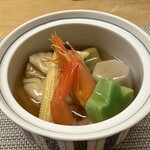 鮨の旦兵衛 - アイナメの抱き合わせ