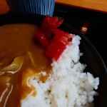 やぶ善 - 真っ赤な福神漬が嬉しい存在。