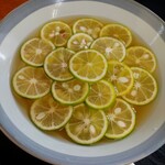 純手打うどん よしや - すだちひやひや