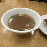 松屋食堂 - 中華スープ(無料サービス)