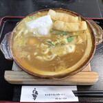 高砂 - カレー煮込うどん（もち玉子入り）