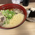 肉そばとおにぎり 一のや - 