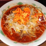 らー麺味噌やす - 酸辣麺(ｽｰﾗｰ麺)