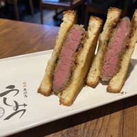 焼肉 うしみつ 恵比寿本店 - 厳選ヒレのブリオッシュサンド