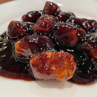 全家福 新館 - 黒酢の酢豚のアップ