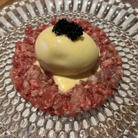 焼肉 うしみつ 恵比寿本店 - ウフマヨ雲丹ユッケ
