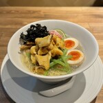 酒肴場 屯 - 【限定】冷やしらぁ麺 がごめ昆布水×ホヤとミズ¥1500