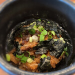 パーゴラ - ひつまぶし、のり、ねぎトッピング、出汁