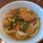 パーゴラ - きしめん、鰹節、ネギ、揚げ乗せ