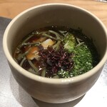 寿司栄 - 厚岸産牡蠣とじゅんさい