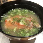 寿司栄 - キンキの味噌汁