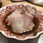 寿司栄 - ノドグロしゃぶしゃぶ大根おろし巻き