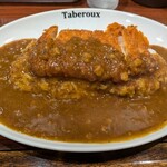 堺東カレー専門 タベルー - カツカレー、ルーごはん大盛り1150円