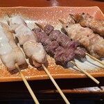 やきとり ももんが - チーズささみ串、砂肝、せせり