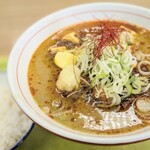 谷村パーキングエリア（上り） フードコート - 麻婆ラーメン。