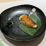すし龍 - メダイのウニ焼き