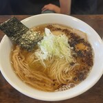 自家製麺 カミカゼ - 醤油焦がしネギラーメン（大）