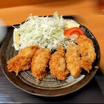 茶寮 ふ川 - 牡蠣フライ