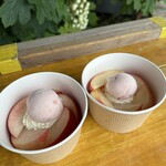 桃の農家カフェ ラペスカ - 