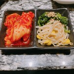 焼肉 宮中 - キムチ、ナムル