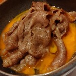 銀座 牛乃季 - 甘い卵で絡めま～す。