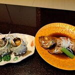 福松荘 - サザエのつぼ焼き→焦げて苦すぎ