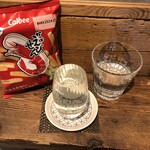 麹町いづみや しろ - カルビーかっぱえびせん ・栄光富士 寿限無+Ｄ純米大吟醸無ろ過生原酒