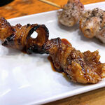 須賀乃湯 - キクアブラ串（160円）