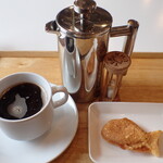 トーコーキッチン - 手作りたい焼き(カスタード)　＋　ホットコーヒー 