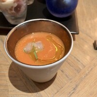 Jose Luis - 赤海老とフルーツトマトのガスパチョ