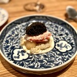 やまぐち - キャビア 毛蟹 桃 ヨーグルト クリームチーズ