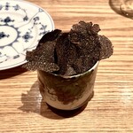 やまぐち - フォアグラとピオーネの白和え トリュフ