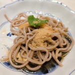 味館トライアングル - 蕎麦ペペロンチーノ