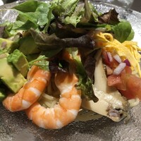 ザ ダイニング - 鮑や海老、帆立の海鮮が使われています