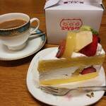 三びきの子ぶた - フルーツショートケーキ
