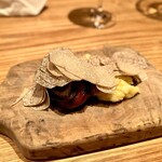 やまぐち - 蝦夷鮑 玉蜀黍のリゾット トリュフ