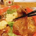 大衆中遊華食堂 八戒 - 牛すじカレーラーメン