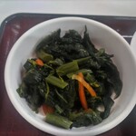 四日市ヒモノ食堂 - ツンと美味しい わさび菜のお浸し