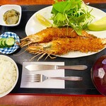 旅館ごとう‎ - 海老フライ定食