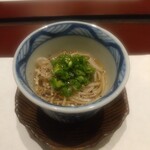 割烹 清風 - 凌ぎ：すだち蕎麦