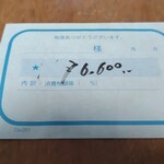 すしやのたい悟 - この日の会計です♪