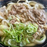 本家人力うどん - 肉うどんアップ