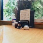 やぶ善 - 卓上調味料。