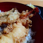 やぶ善 - 海老。