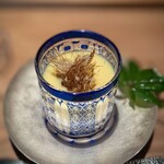 日本料理FUJI - 玉蜀黍の茶碗蒸しと 玉蜀黍の擂り流しの 2層仕立て