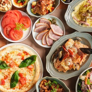 【イタリアン食べ放題コース】豊富な料理にワクワクが止まらない